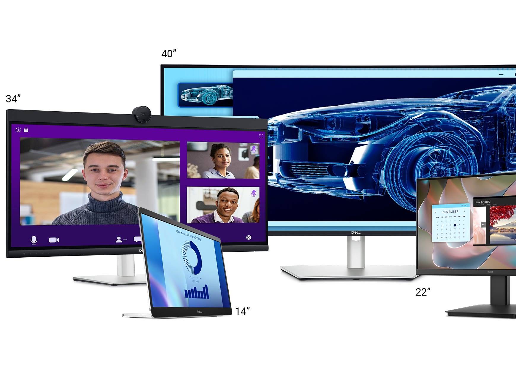 Dell Monitors & Displays