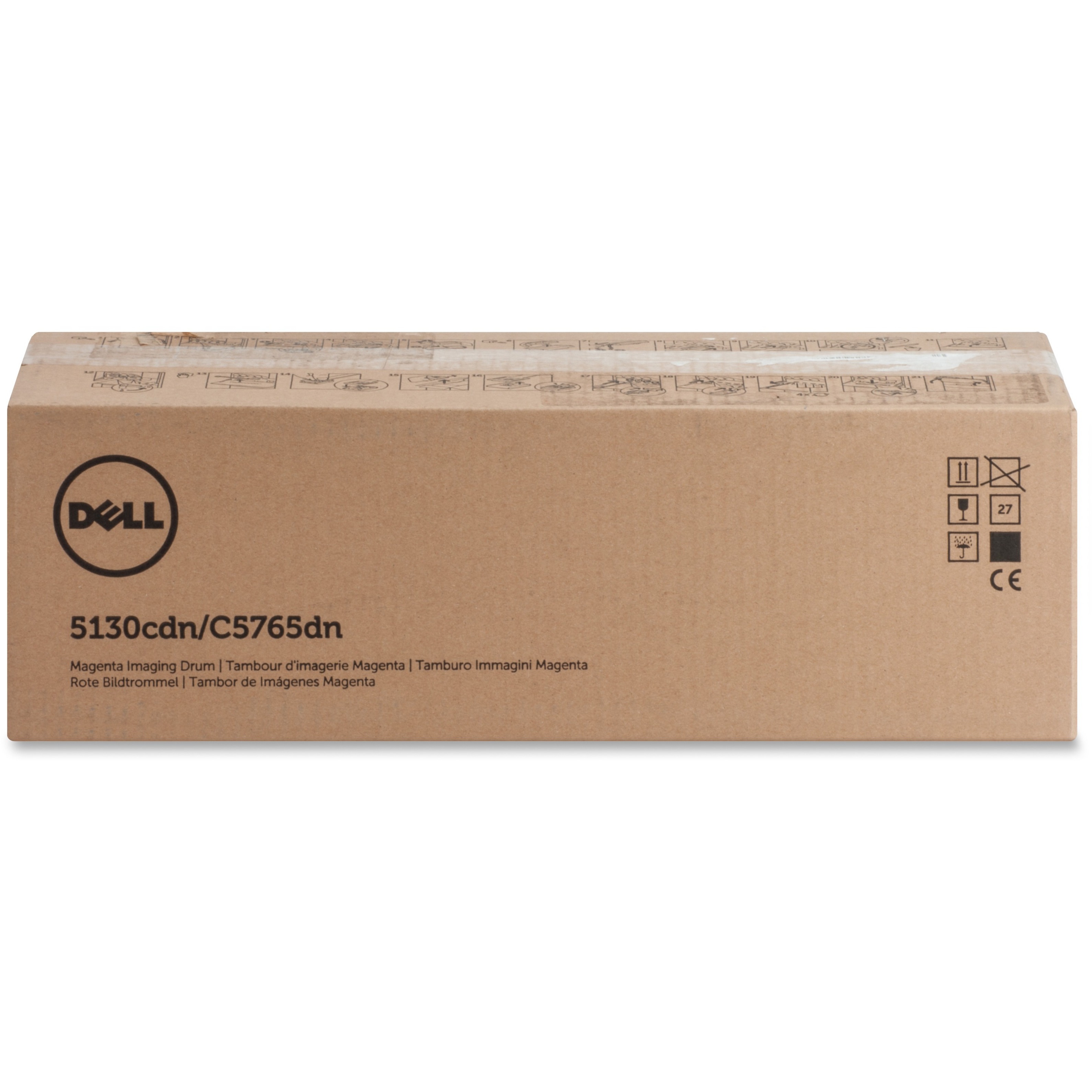 Dell 5130cdn/5765dn Imaging Drum Cartridge - Laser Print Technology - 50000 - Magenta - OEM - 1 Each