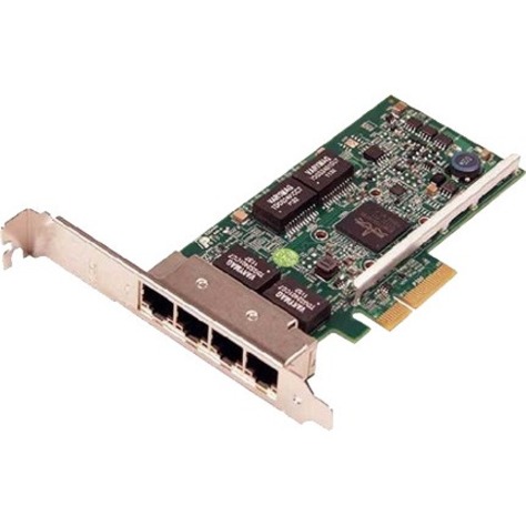 Dell Broadcom 5719 QP 1Gb Network Interface Card (Low Profile) - PCI Express - 4 Port(s) - 4 - Twisted Pair - 10/100/1000Base