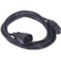 Dell C13 to C14 Power Cord - 6.56 ft - For Server - 250 V AC / 12 A - Black - 6.56 ft Cord Length - IEC 320 EN 60320 C13 / IE