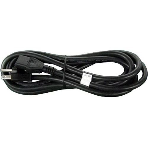 Dell 125V Power Cord - 10ft - For Power Outlet Unit (POU), Switch, Server - 120 V AC / 15 A - 10 ft Cord Length - NEMA 5-15 /