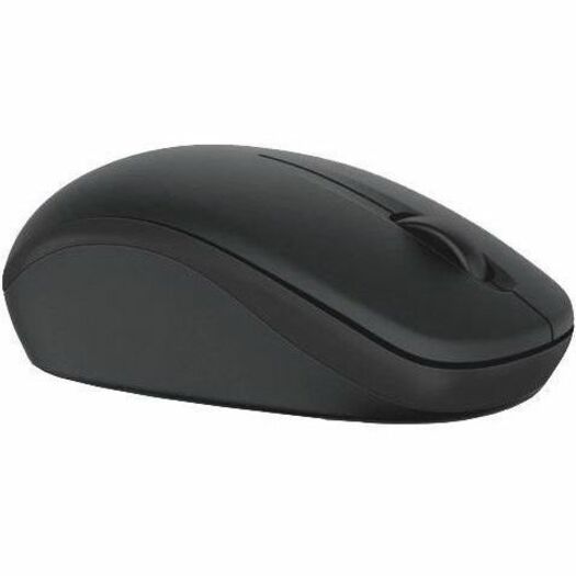 Dell Wireless Mouse-WM126 - Black - Optical - Wireless - Radio Frequency - Black - USB Type A - 1000 dpi - Scroll Wheel - 3 B