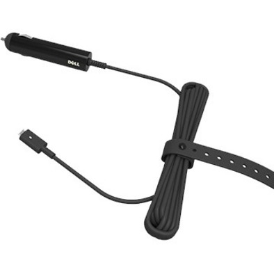 Dell 65-Watt Auto Air Adapter - USB Type-C - 65 W - 12 V DC Input - 5 V DC Output - 1