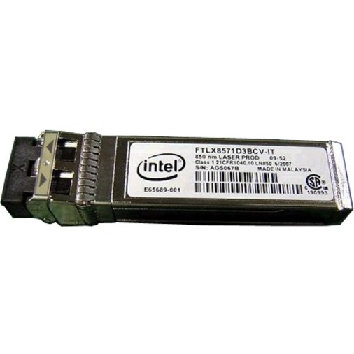 Dell Intel SFP+ Module - For Optical Network, Data Networking - 1 x 10GBase-SR Network - Optical Fiber10 Gigabit Ethernet - 1