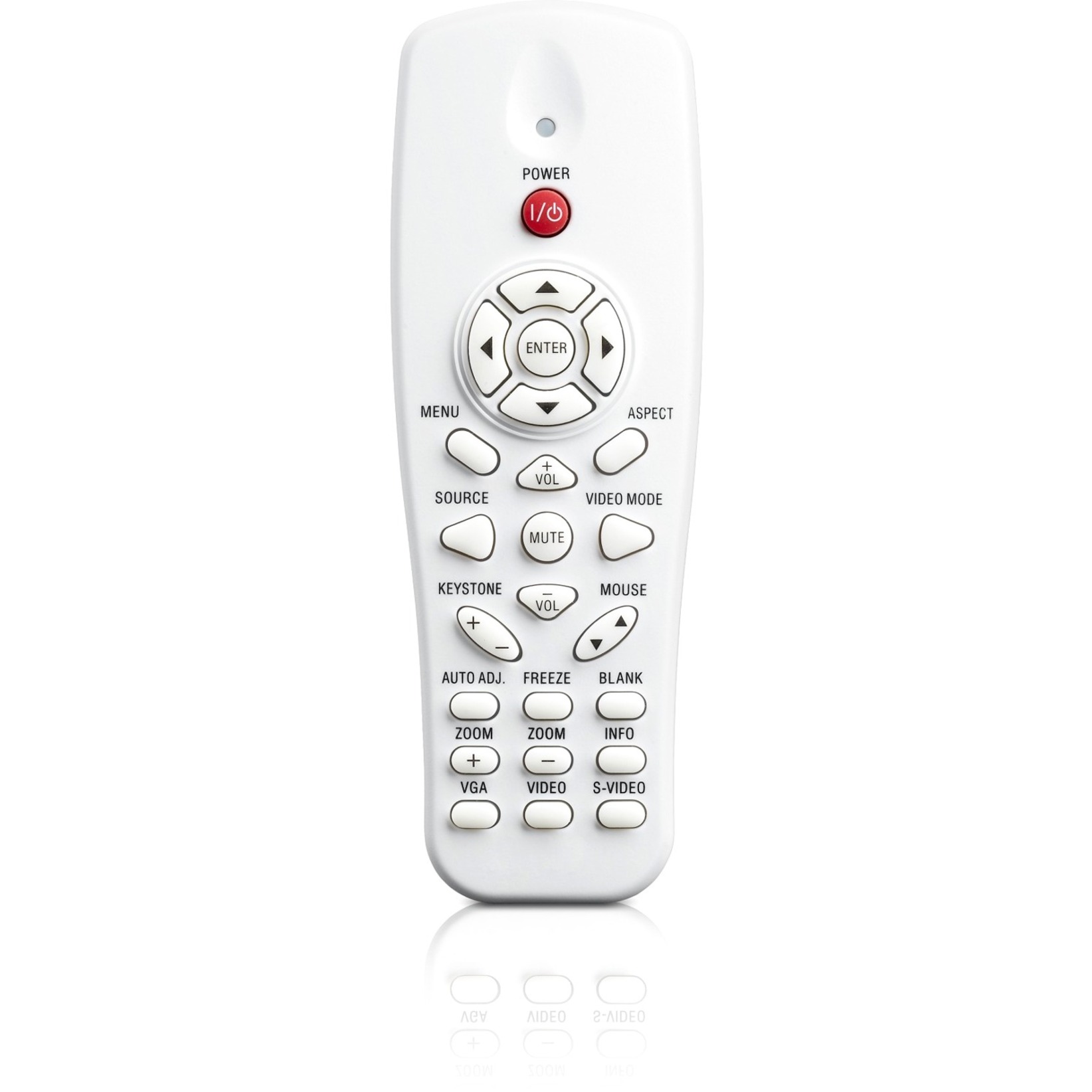 Dell Device Remote Control - For Projector - Infrared - front view