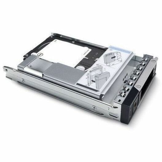 Dell 1.20 TB Hard Drive - 2.5" Internal - SAS (12Gb/s SAS) - 3.5" Carrier - Server, Storage System Device Supported - 10000rp