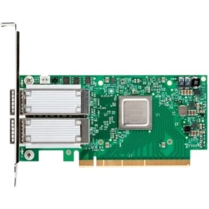 Dell Mellanox ConnectX-5 EX Dual Port 100GbE QSFP28 PCIe Adapter, Full Height - PCI Express - 2 Port(s) - Optical Fiber - 100
