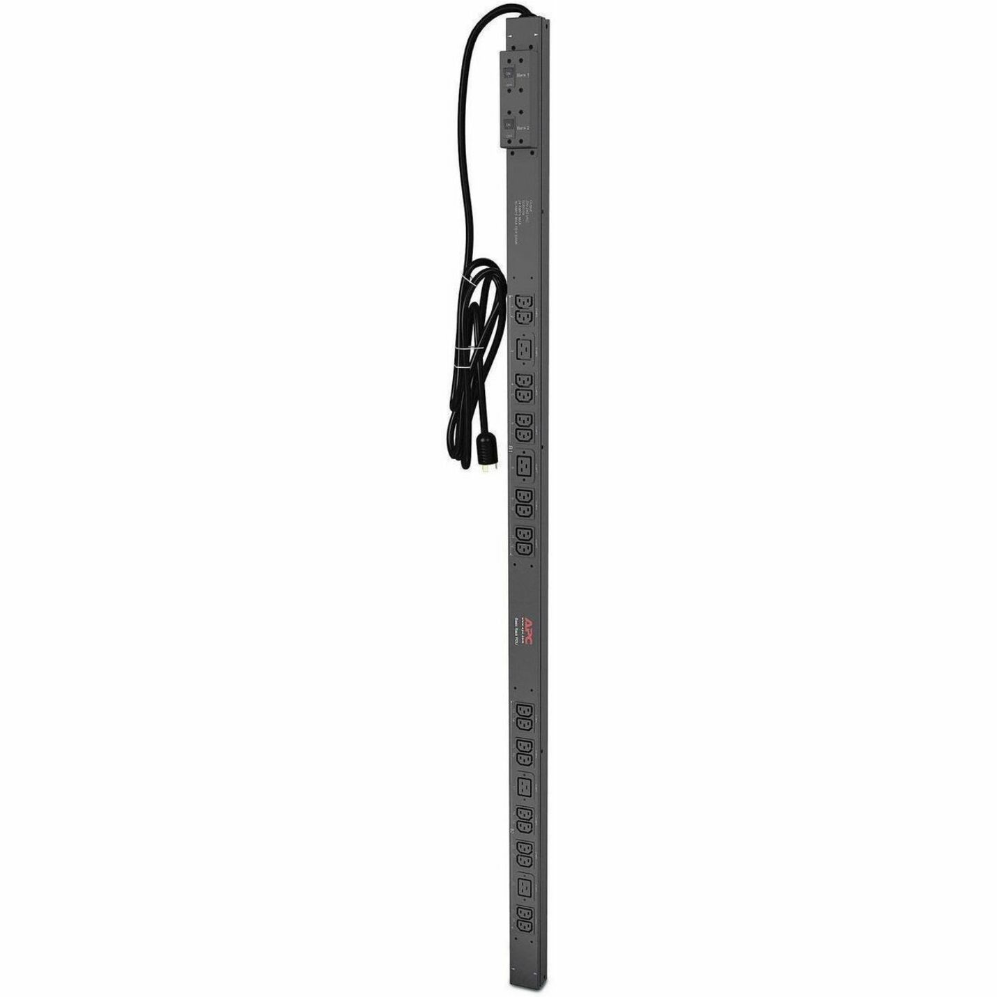 Dell 24-Outlets PDU - Basic - NEMA L6-30P - 20 x IEC 60320 C13, 4 x IEC 60320 C19 - 230 V AC - 10 ft Cord Length - 0U - Horiz