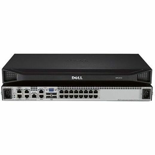 Dell 16-port Digital KVM Switch - 2 IP users - TAA Compliant - 16 Ports - Manageable - Gigabit Ethernet - 1000Base-T - 2 Laye