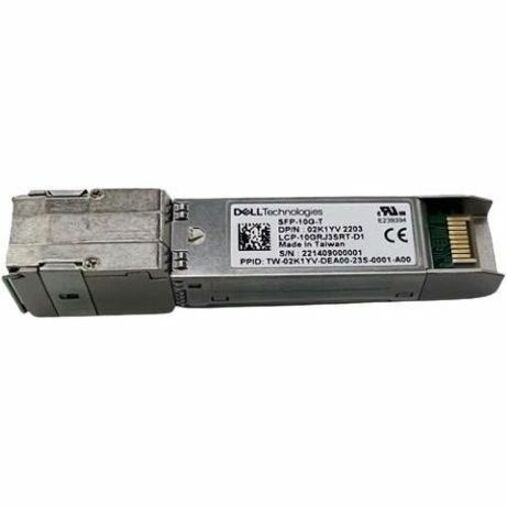 Dell SFP+ Module - For Data Networking, Optical Network - 1 x 10GBase-T Network - Twisted Pair10 Gigabit Ethernet - 10GBase-T