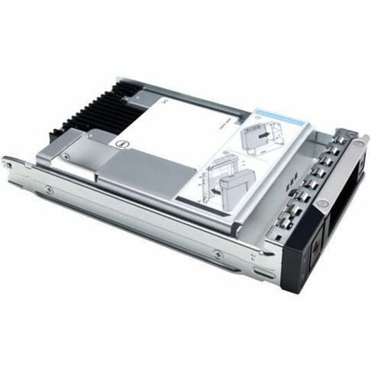 Dell 800 GB Solid State Drive - 2.5" Internal - SAS (24Gb/s SAS) - 3.5" Carrier - 512e Format