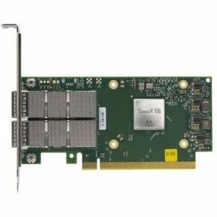 Dell Mellanox ConnectX-6 DX Dual Port 100GbE QSFP56 Network Adapter, Full Height - PCI Express - 2 Port(s) - Optical Fiber -
