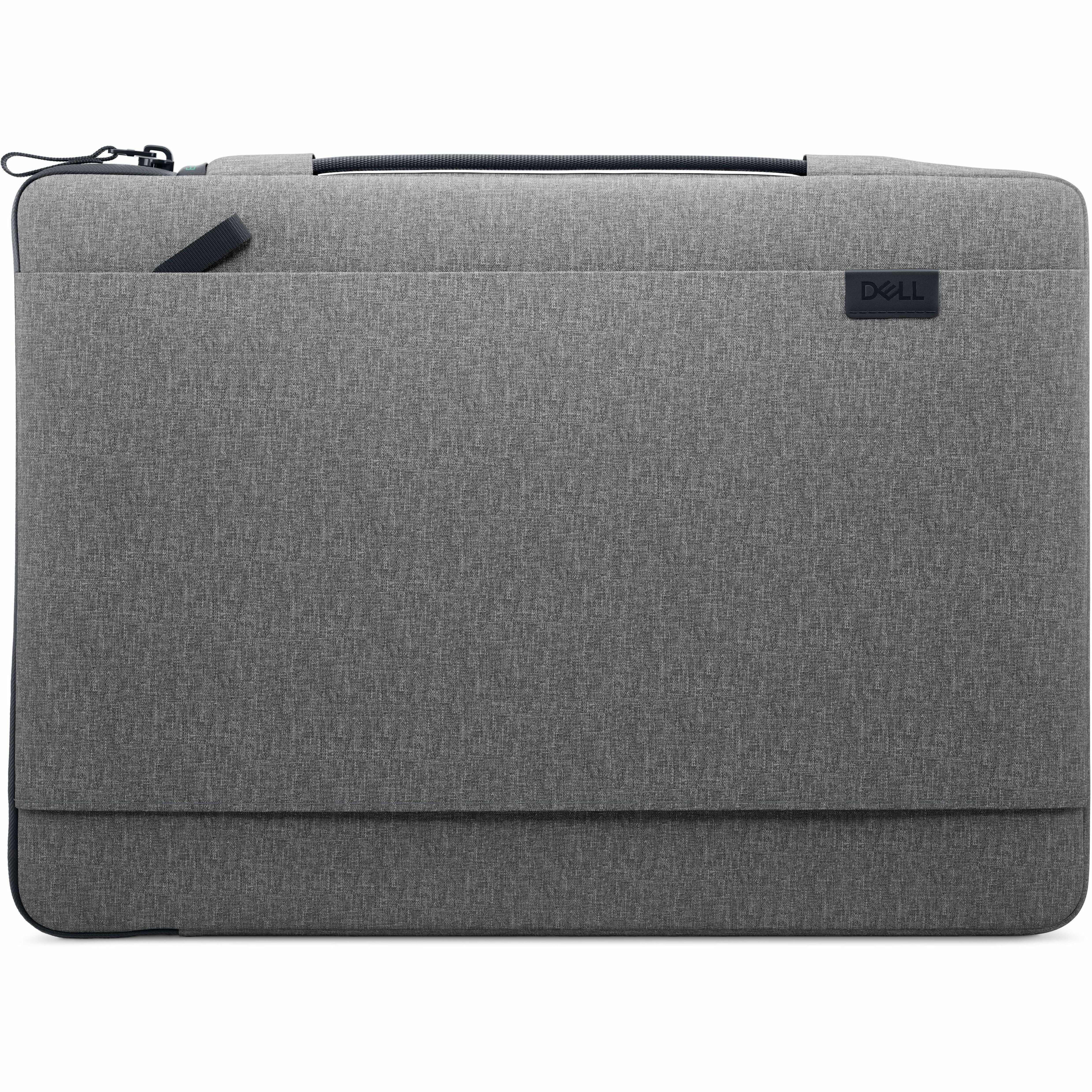 Dell EcoLoop Urban Carrying Case (Sleeve) for 11" to 14" Notebook - Heather Gray - Water Resistant, Bump Resistant, Knock Resistant, Spill Resistant - Foam, 300D Woven Fabric, Plastic Body - Fabric Exterior Material - Handle - 9.8" Height x 13.8" Width x 1" Depth