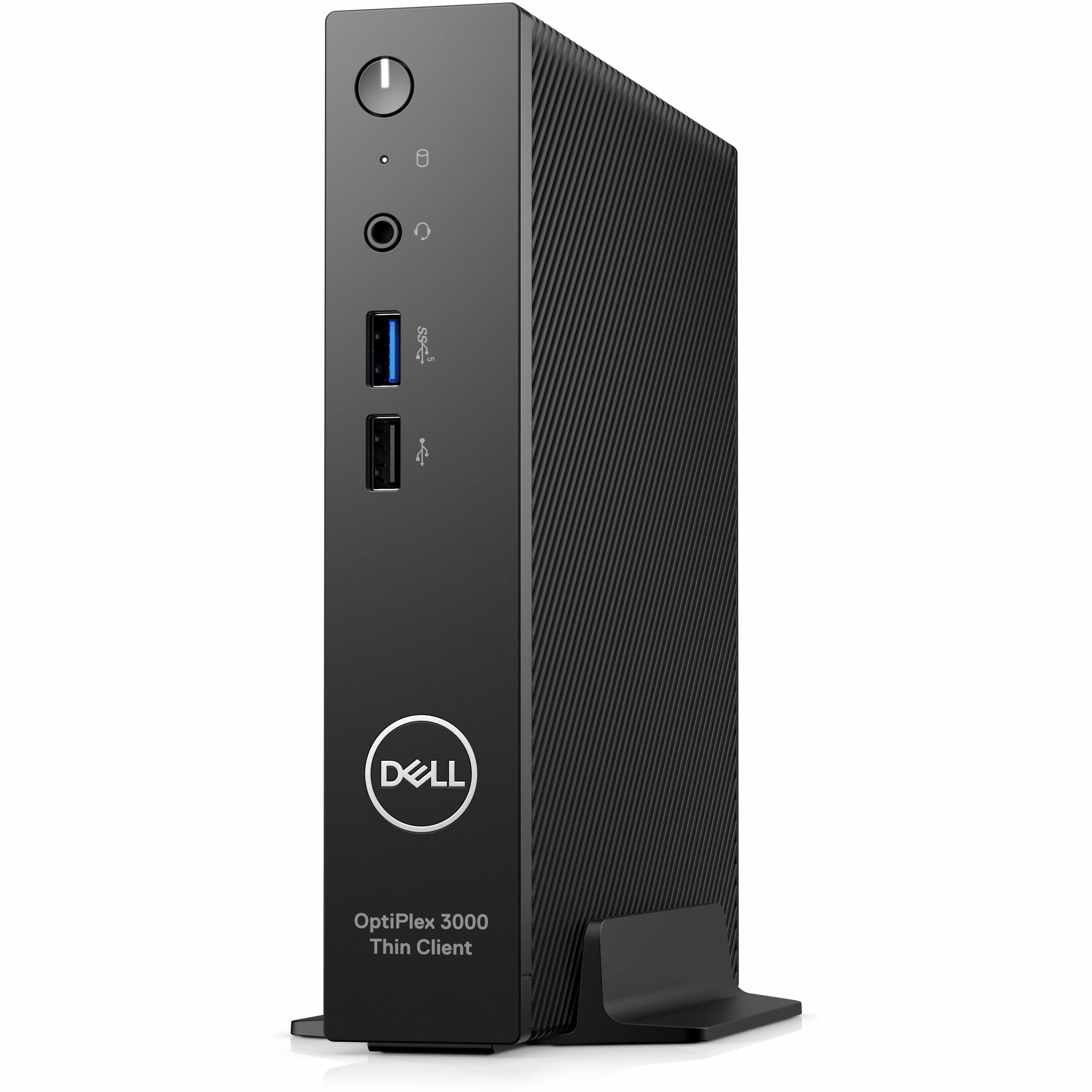 DELL SOURCING - NEW OptiPlex 3000 Thin Client - Intel Pentium Silver N6005 Quad-core (4 Core) 2 GHz - Standard Black - Intel Chip - 4 GB RAM DDR4 SDRAM - DDR4-2933/PC4-23400 - 32 GB Flash - Intel - Ethernet - ThinOS - IEEE 802.11ax - DisplayPort - Network (RJ-45) - 6 Total USB Port(s) - 3 USB 2.0 Port(s) - English (US) Keyboard - 65 W