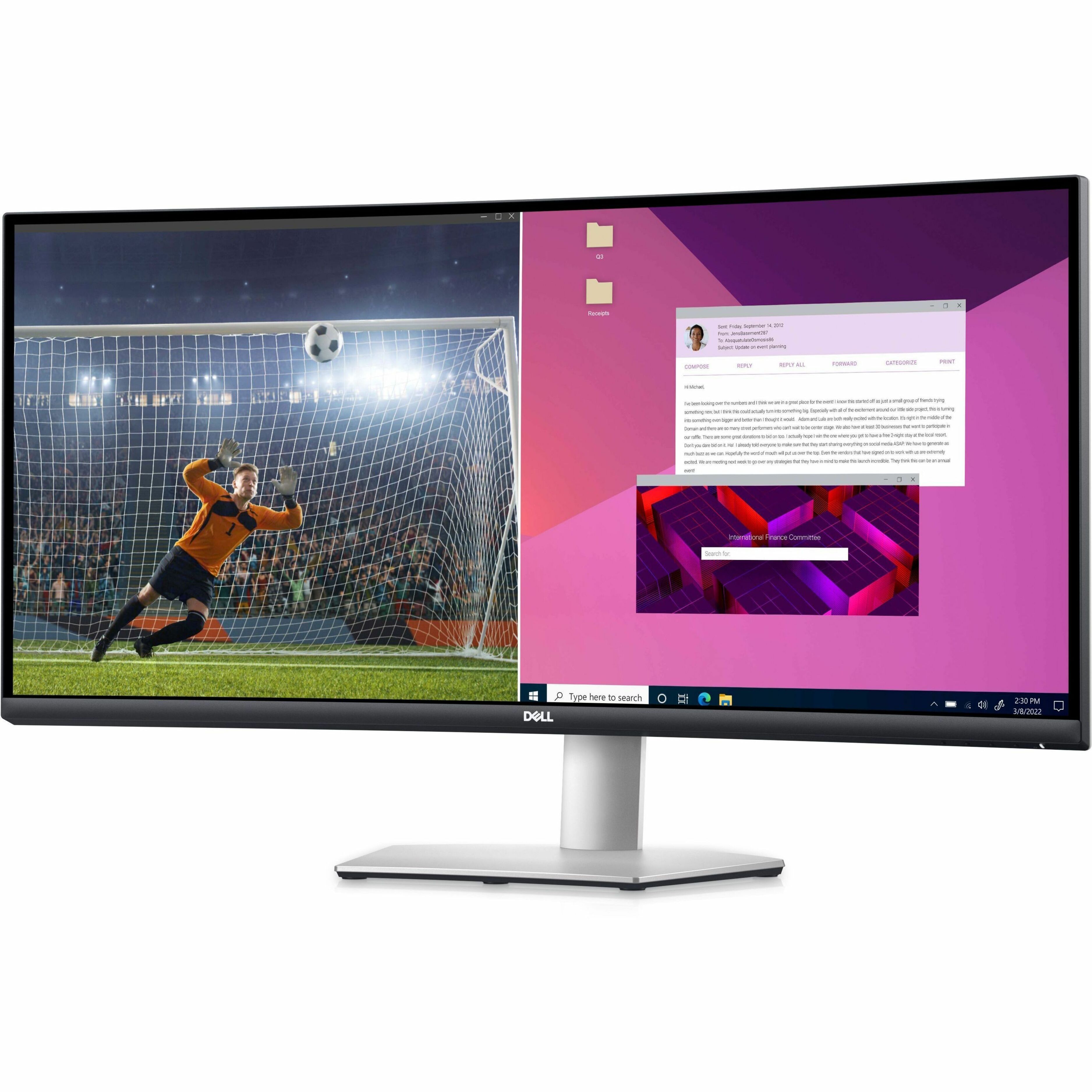 S3423DWC 34" Class UW-QHD Curved Screen LED Monitor