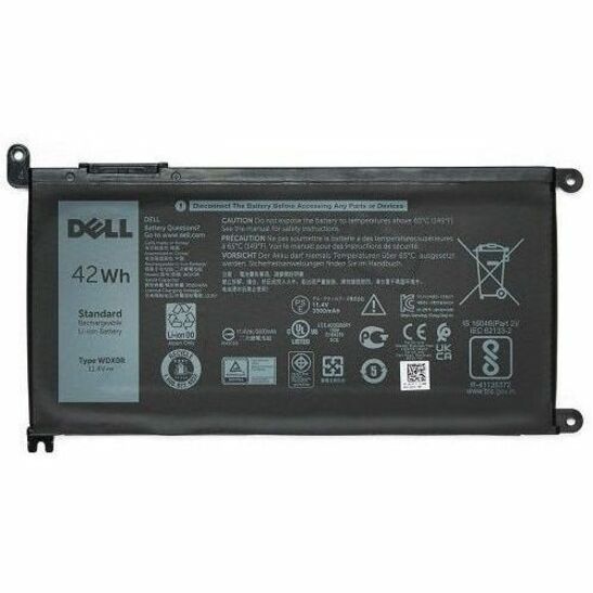DELL SOURCING - NEW 3-cell 42 Wh Lithium Ion Replacement Battery for Select Laptops - For Notebook - 1