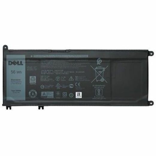 DELL SOURCING - NEW 4-Cell 56 Wh Lithium Ion Replacement Battery for Select Laptops - For Notebook - Proprietary Battery Size - 56 Wh - 1