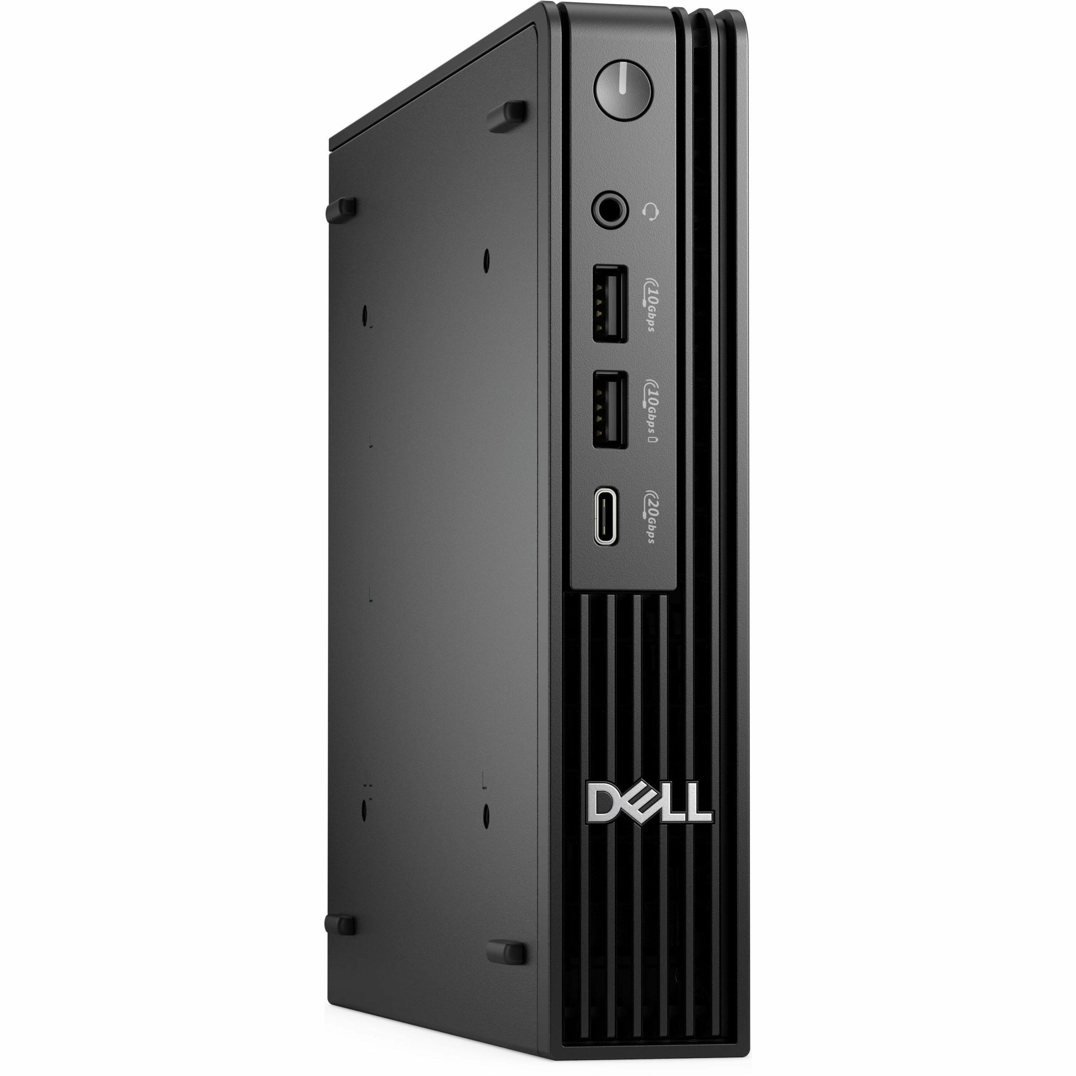 Dell Pro Micro Plus QBM1250 Desktop Computer - Intel Core Ultra 5 235 - vPro Technology - 16 GB - 256 GB SSD - Micro PC - Bla
