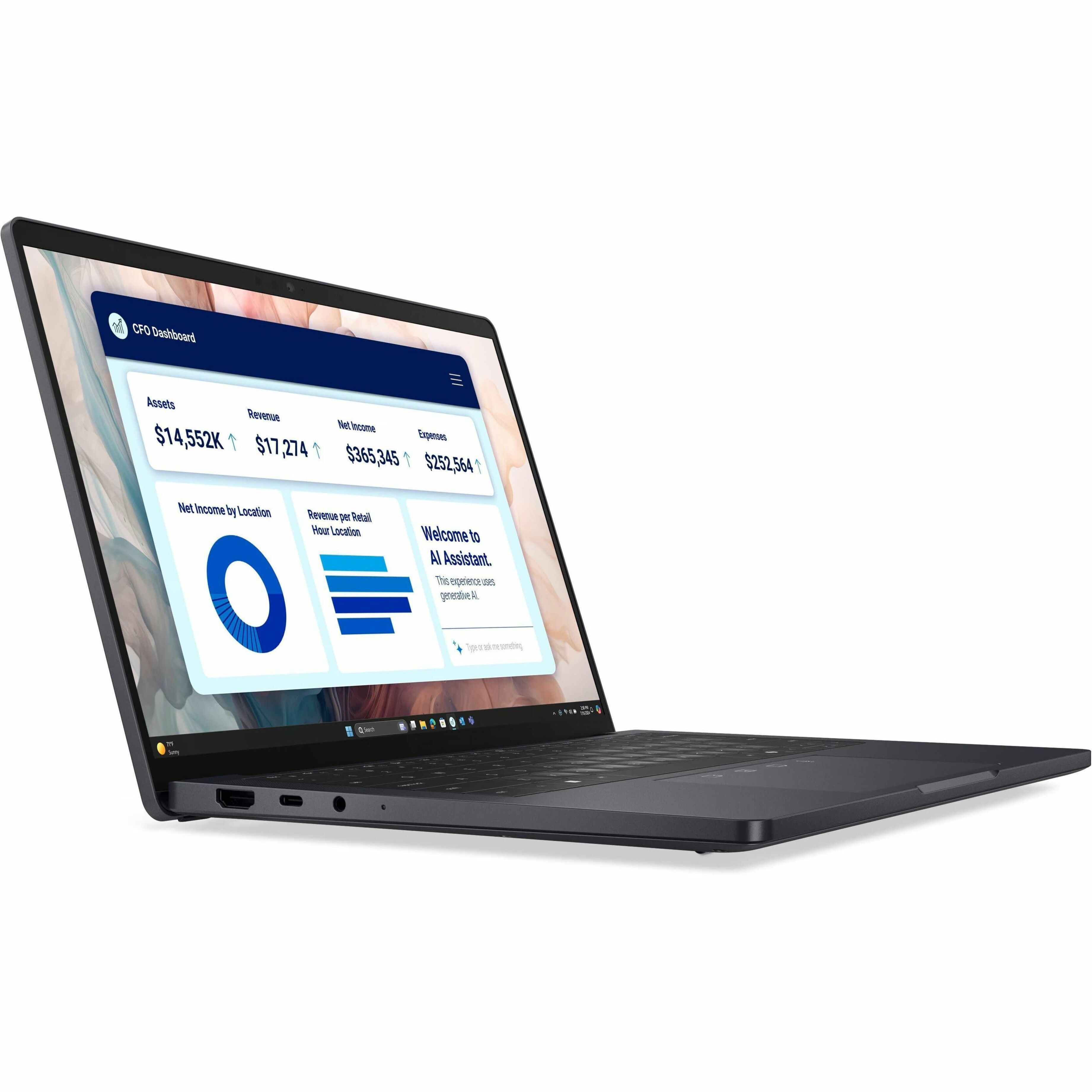 Dell Pro 13 Premium PA13250 13.3" Touchscreen Copilot+ PC Notebook - QHD+ - 60 Hz - Intel Core Ultra 7 268V - vPro Technology