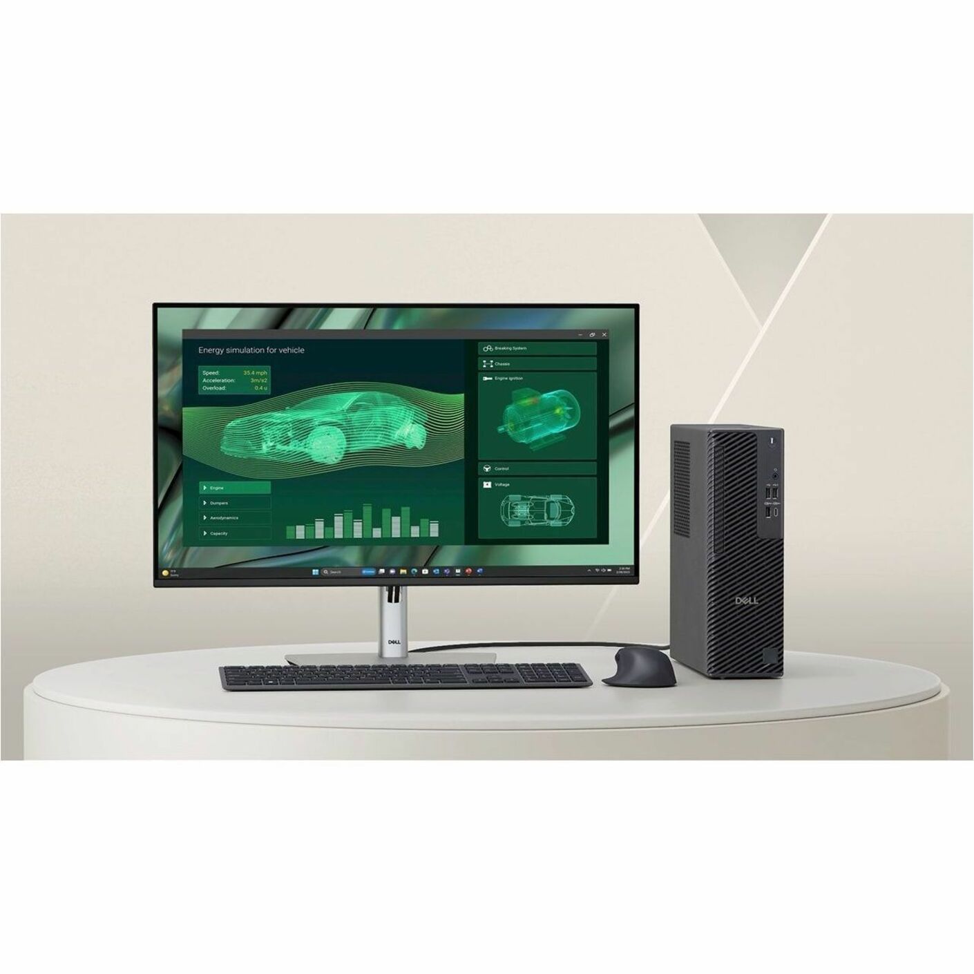 Dell Pro Max FCS1250 Desktop Computer - Intel Core Ultra 7 265 - 16 GB - 512 GB SSD - Slim PC - Intel Chip - Windows 11 Pro -