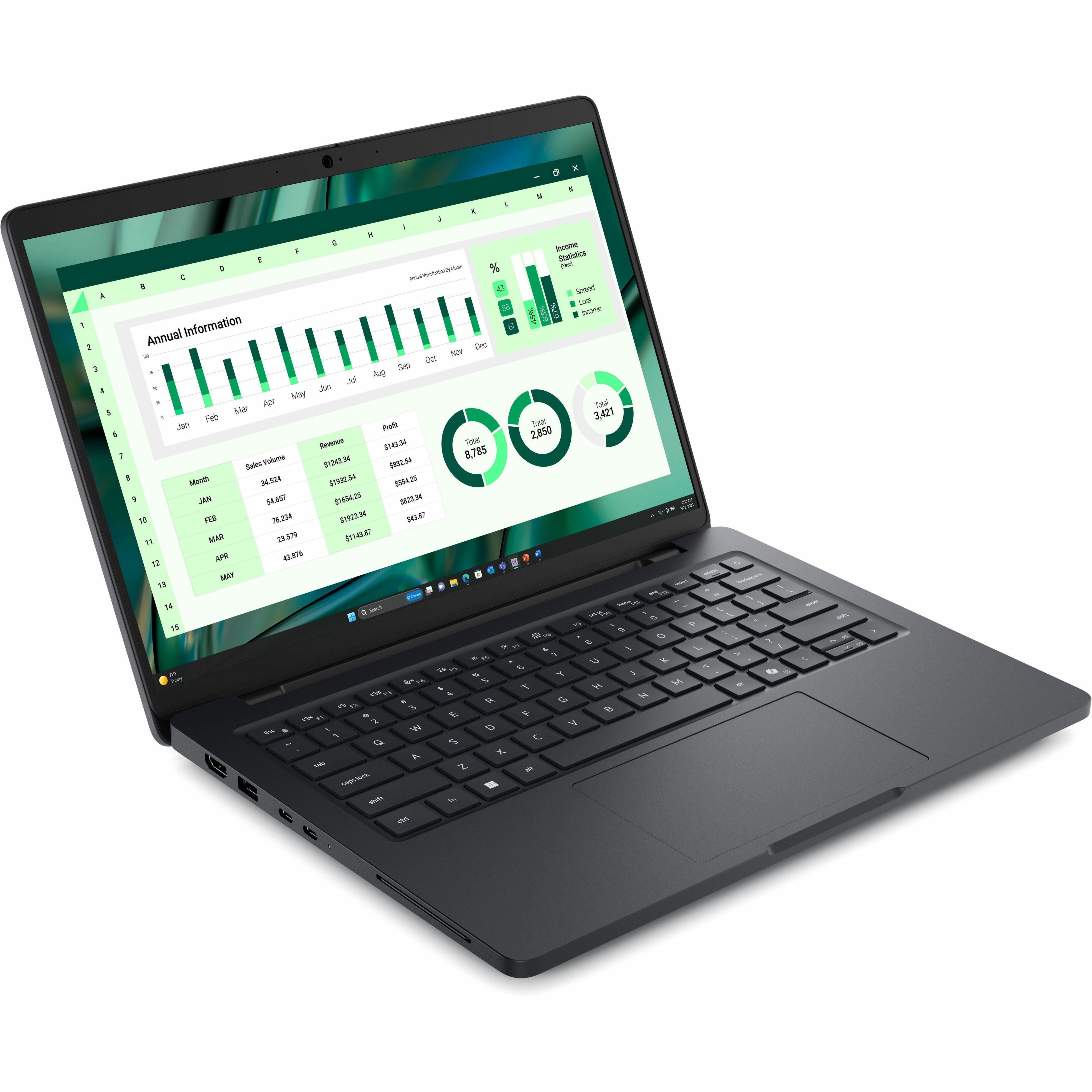 Dell Pro Max MC14250 14" Copilot+ PC Notebook - Full HD Plus - 60 Hz - Intel Core Ultra 5 225H - 16 GB - 256 GB SSD - English