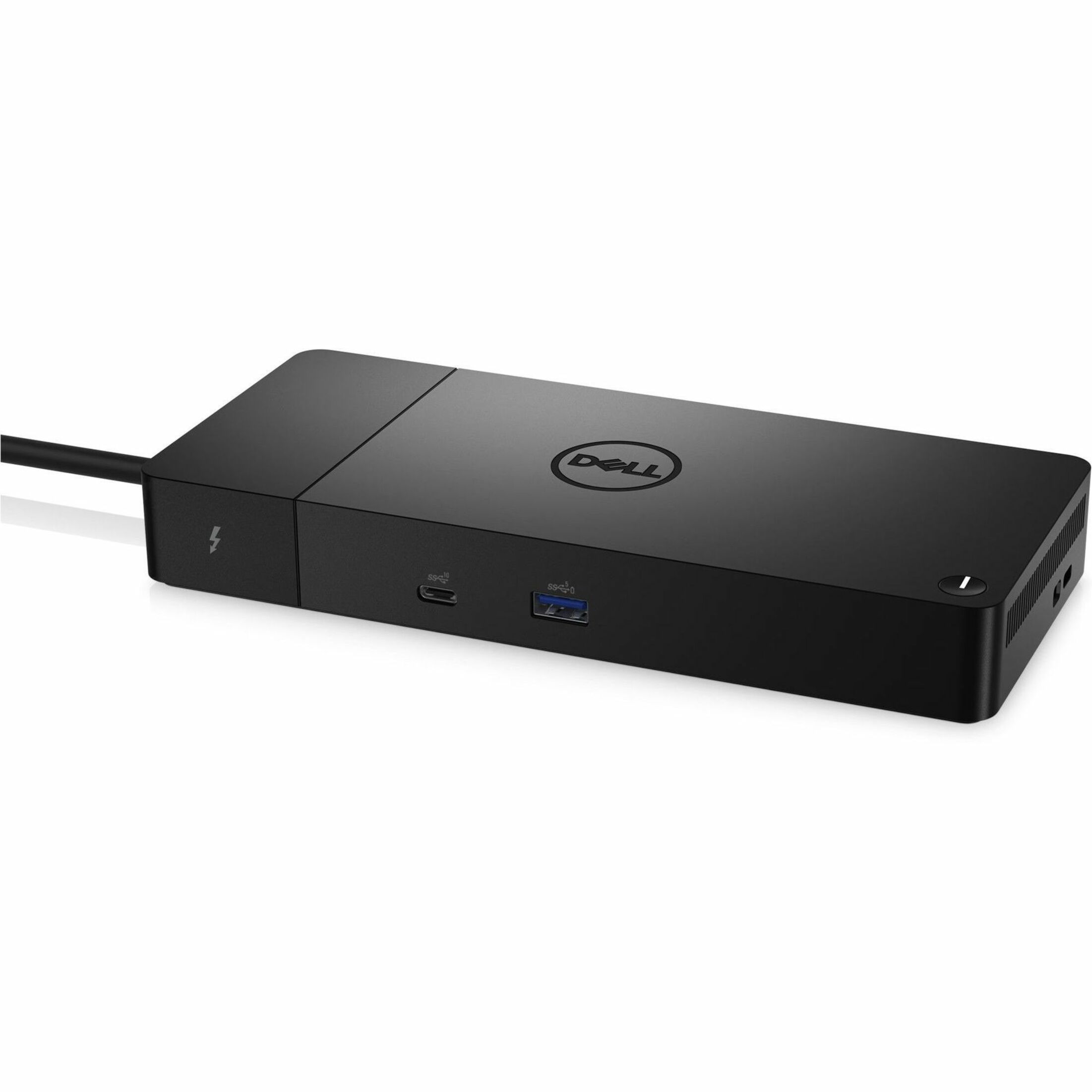 DELL SOURCING - NEW WD22TB4 Docking Station - for Notebook, Workstation, Tablet PC, Desktop PC - Charging Capability - 180 W - Thunderbolt 4 - 4 Displays Supported - 8K @ 60Hz, 5K @ 60Hz, 4K @ 60Hz, 4K @30Hz, FHD @ 60Hz, QHD @ 60Hz, 4K - 3840 x 2160, 5120 x 2160, 1920 x 1080, 2560 x 1440 - 5 x USB Ports - 3 x USB Type-A Ports - USB Type-A - 2 x USB Type-C Ports - USB Type-C - Network (RJ-45) - HDMI - 2 x DisplayPorts - DisplayPort - Thunderbolt - 2 x Thunderbolt 4 Ports - Wired - Gigabit Et