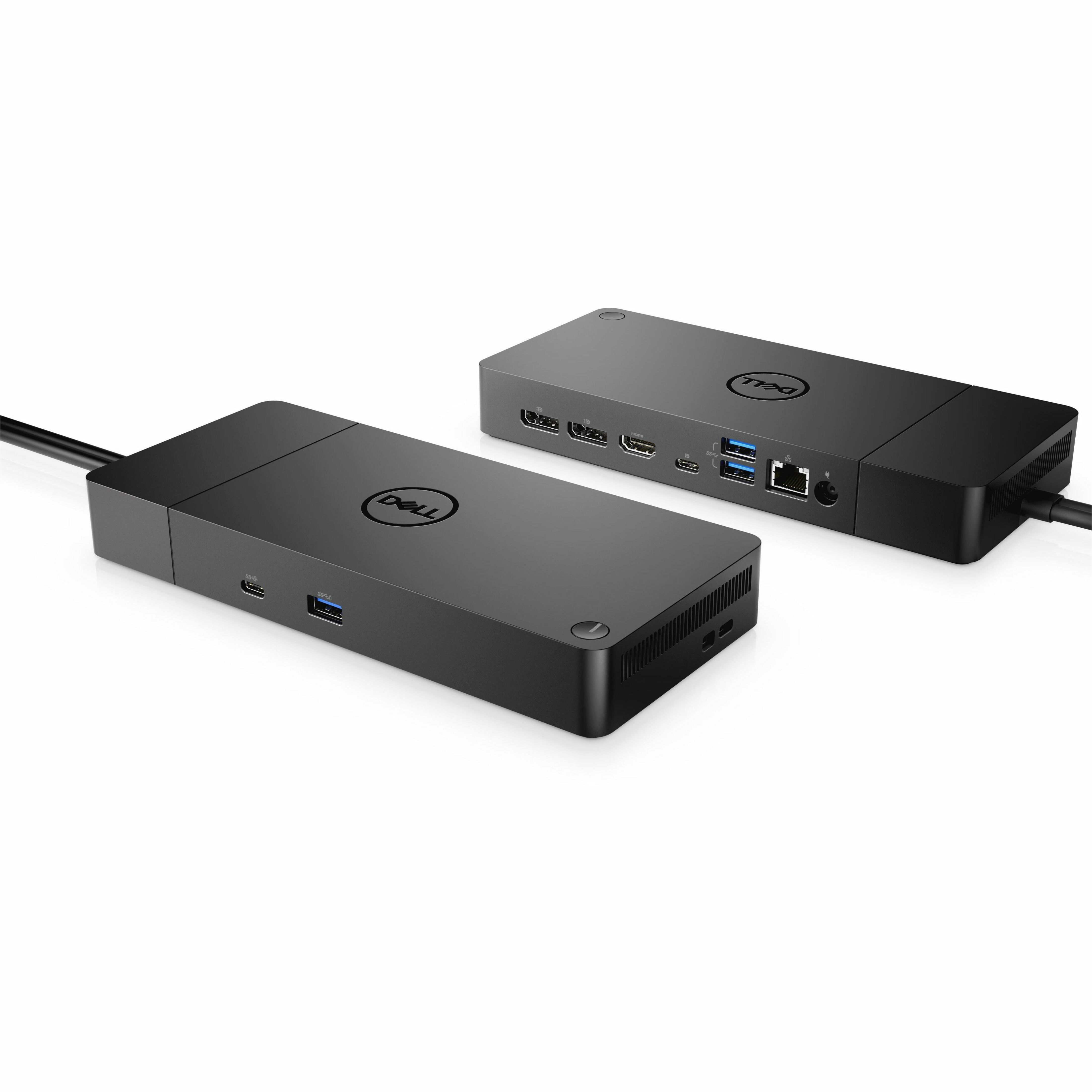 DELL SOURCING - NEW Performance Dock - WD19DCS - for Notebook - 240 W - USB Type C - 3 Displays Supported - 8K, 4K, Full HD, QHD - 5120 x 2880 - 6 x USB Ports - USB Type-A - USB Type-C - 1 x HDMI Ports - HDMI - 2 x DisplayPorts - DisplayPort - Gigabit Ethernet - Windows 10, Ubuntu, Linux