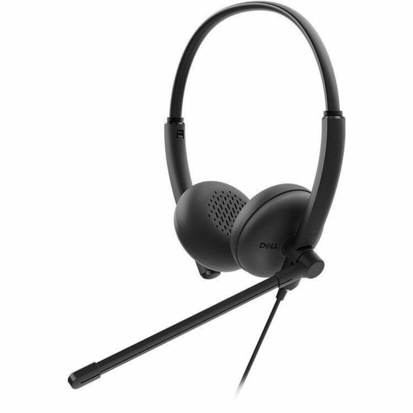Dell Wired Headset - WH125 - Stereo - USB Type A - Wired - 20 Hz to 20 kHz - Over-the-head, On-ear - Binaural - Supra-aural - 6.89 ft Cable - Uni-directional Microphone - Black