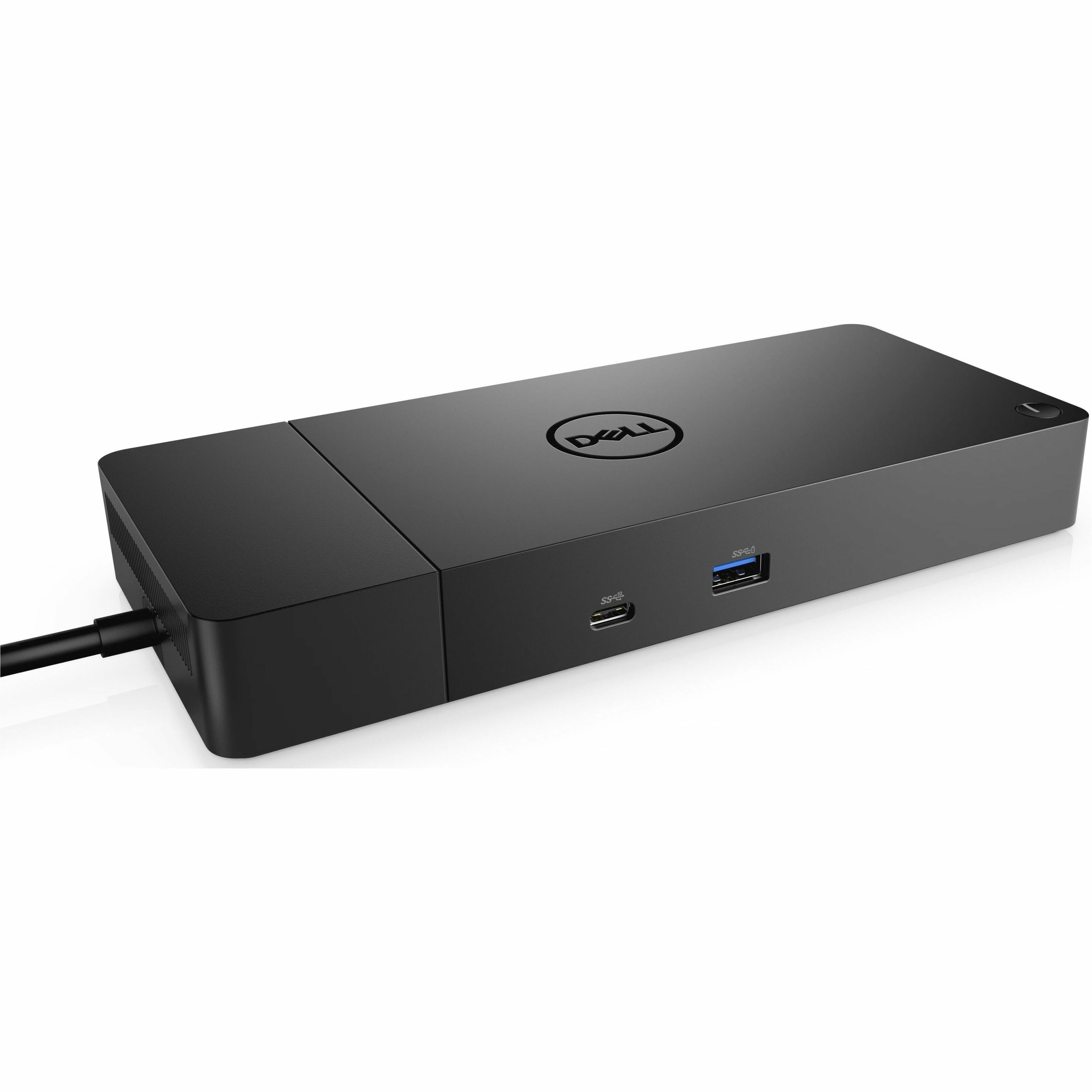 DELL SOURCING - NEW Dock - WD19S 180W - for Notebook, Monitor - Charging Capability - 180 W - USB Type C - 2 Displays Supported - 4K @ 60Hz, QHD @ 60Hz - 3840 x 2160, 2560 x 1440 - 5 x USB Ports - 3 x USB Type-A Ports - USB Type-A - 2 x USB Type-C Ports - USB Type-C - 1 x RJ-45 Ports - Network (RJ-45) - 1 x HDMI Ports - HDMI - 2 x DisplayPorts - DisplayPort - Black - Wired - Gigabit Ethernet - Red Hat Enterprise Linux, Windows 10, Windows 11, Ubuntu 18.04