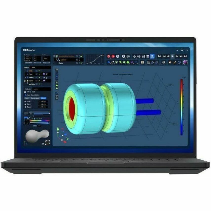 Dell Pro Max Plus MB18250 18" Mobile Workstation - QHD+ - 120 Hz - Intel Core Ultra 9 285HX - vPro Technology - Intel Evo Platform - 32 GB - 1 TB SSD - English (US) Keyboard - Magnetite - Intel Chip - 2560 x 1600 - Windows 11 Pro - NVIDIA RTX PRO 3000 Blackwell with 12 GB - Front Camera/Webcam - IEEE 802.11be Wireless LAN Standard - Wi-Fi 7