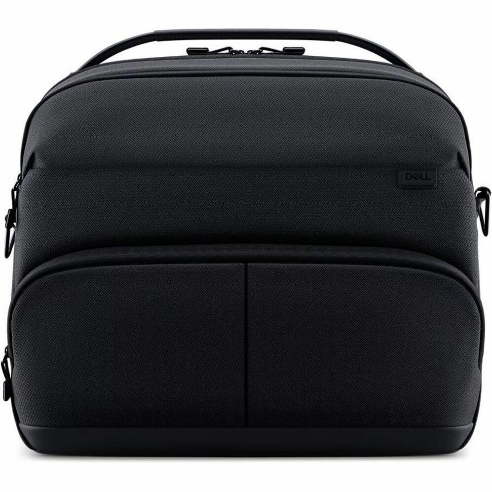Dell EcoLoop Carrying Case (Briefcase) for 14" to 16" Notebook - Black - Anti-scratch Interior, Water Proof Zipper, Water Resistant Bottom, Dirt Resistant Bottom, Dirt Resistant, Scratch Resistant, Water Proof, Weather Resistant, Impact Resistant - Cross-linked Polyethylene (XPE) Foam, Polyurethane, Plastic, Fabric Body - Shoulder Strap, Handle, Trolley Strap - 12.2" Height x 15.1" Width x 4.7" Depth - 4.49 gal Volume Capacity - 1 Pack